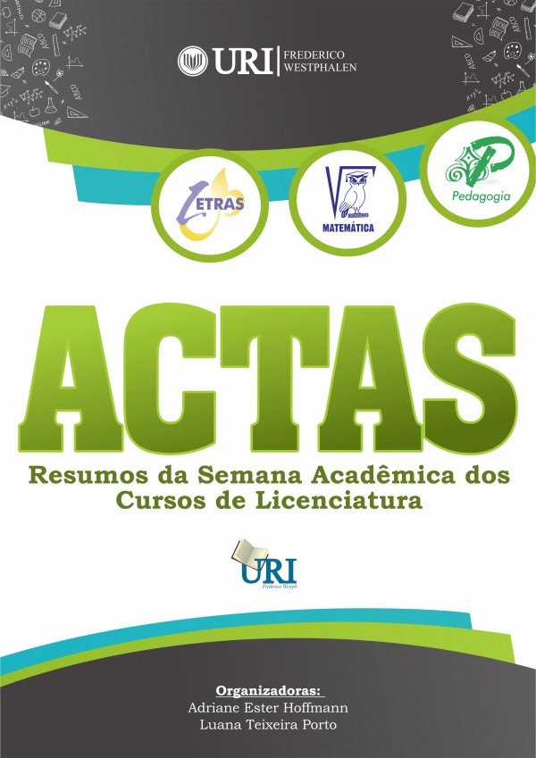 ACTAS DA SEMANA ACADÊMICA DOS CURSOS DE LICENCIATURA