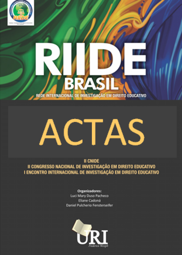 ACTAS DO II CONGRESSO NACIONAL DE INVESTIGAÇÃO EM DIREITO EDUCATIVO (CNIDE)