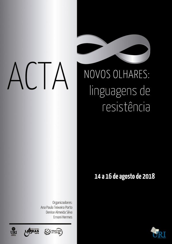 Acta Novos Olhares: linguagens de resistência