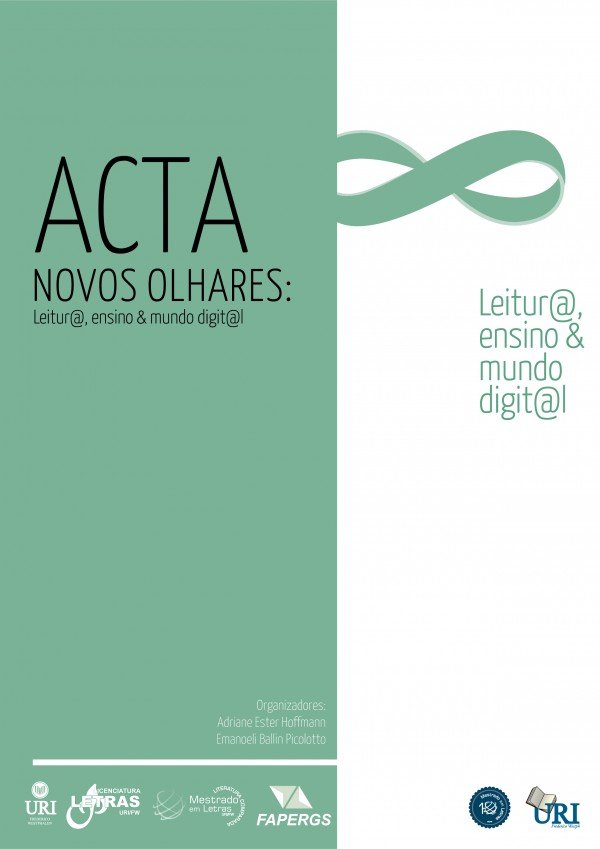 Acta Novos olhares: leitur@, ensino e mundo digit@l