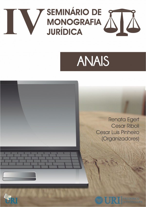 Anais IV Seminário de Monografia Jurídica