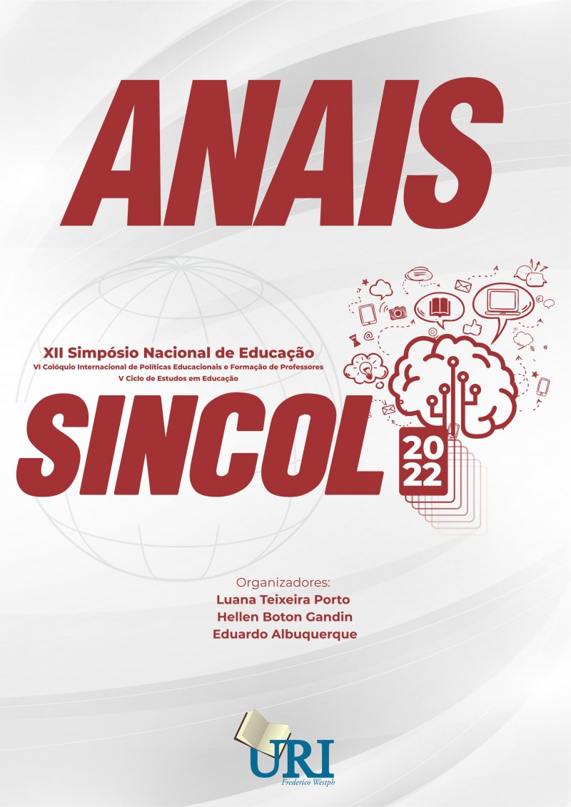 ANAIS DO XII SIMPÓSIO NACIONAL DE EDUCAÇÃO, V CICLO DE ESTUDOS EM EDUCAÇÃO, VI COLÓQUIO INTERNACIONAL DE POLÍTICAS EDUCACIONAIS E FORMAÇÃO DE PROFESSORES