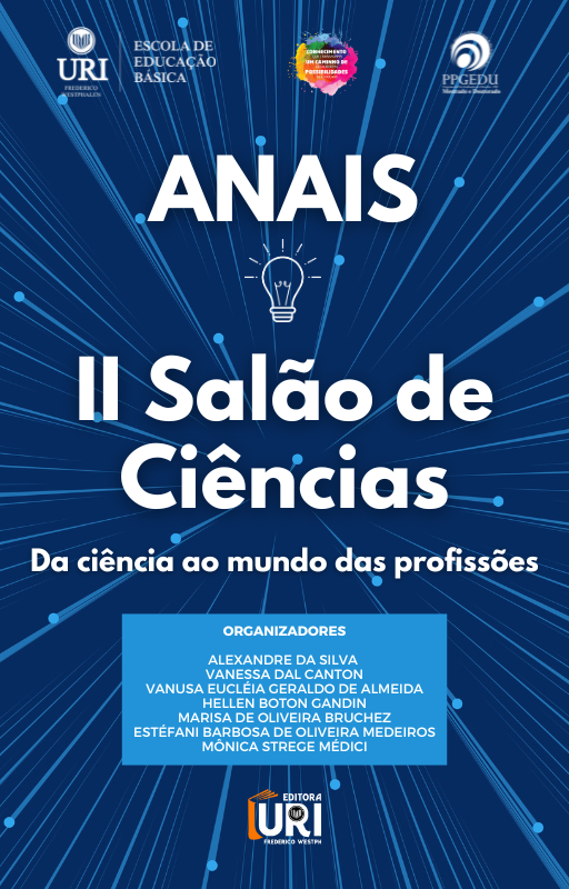 ANAIS DO II SALÃO DE CIÊNCIAS - Da ciência ao mundo das profissões